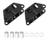 QUMIIRITY Soporte Inferior Estabilizador de Aleación de Aluminio para Base de Pórtico de Impresora 3D Kit de Montaje Compatible con Tronxy y Vzbot 10 Piezas Negras para Precisión y