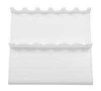 QUMIIRITY Soporte Portátil para Pipetas 6 Orificios, Estante de Plástico para Organización en Mesa o Pared, Dimensiones 27X25X10.5 CM, Compatible Uso en Laboratorios y Entornos Industriales