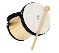 QUMIIRITY Tambor De Mano Piel De Oveja Instrumento De Percusión Educativo Para Desarrollo Musical Infantil Coordinación Incluye Para Tocar