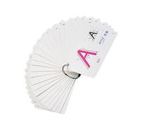 QUMIIRITY Tarjetas Didácticas De Abecedario Ejercicios Ideal Para Aprender Inglés