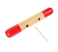 QUMIIRITY Tubo De De Rana Madera Instrumento De Percusión Latino Manual Diseño Divertido Juguete Niño Niña Clase Educativo Ritmo Música Portátil Estilo Güiro Principiante