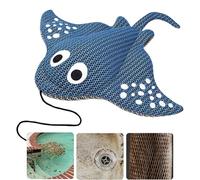 Qumiuu Absorbente de aceite de piscina, trampa reutilizable de pelusa, limpiador flotante portátil para piscina, spa, bañera, baño, hotel, viaje