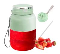 Qumiuu Batidora Portátil,Pequeña Batidora Eléctrica para Smoothies | Vaso Mezclador Anti-derrames De 1.3L Para Triturar Hielo Y Hacer Zumos