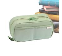 Qumiuu Bordas Para Jardim,Con Asa Lindo Portátil Abertura Amplia Organizador De Bolígrafos - Organizador De Estuche Para Lápices Y Cosméticos | para Estudiantes, Niños, Niñas, Adolescentes,