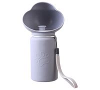 Qumiuu Botella de agua portátil para perros, botella de agua de hierro para perros - Botellas de agua para perros para caminar - Dispensador a prueba de fugas Contenedor resistente a altas