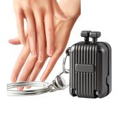 Qumiuu Cortador de uñas, llavero cortaúñas - Cortaúñas Llavero En Forma De Maleta Pequeño - Recortadora de uñas para hombres y mujeres, para manicura, para dormitorios, viajes de negocios