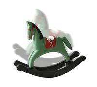 Qumiuu de Caballo Mecedor | Estatuilla De Escritorio Tallada A Mano - Figura Decorativa Pequeña,para El Hogar Oficina Estudio Familias Amigos Adultos