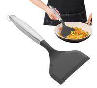 Qumiuu Frying Spatula,Herramienta de cocina para girar - Raspador ergonómico de silicona para freír, hornear, a la parrilla, cocinar, hogar gastro