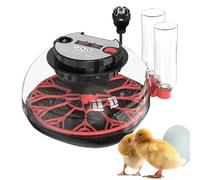 Qumiuu Incubadora para Huevos de gallina, incubadora de eclosión de Huevos | Control de Temperatura automática 12 Incubadora de Huevos,Equipo de Cultivo, con Tapa Transparente, diseño de iluminación