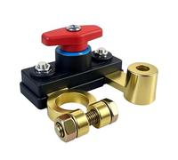 Qumiuu Interruptor principal de corriente para batería de automóviles, ajustable y fabricado en cobre altamente conductor, disyuntor de batería de vehículo, para sedán, SUV, autocaravana, , ATV,