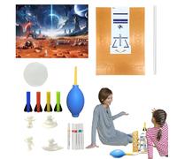 Qumiuu Juguetes de pintura científica - Modelismo y Dibujo Juguetes Educativos - Material educativo de aprendizaje para jardín de infantes Preescolar Hogar