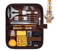 Qumiuu Kit De Reparación De Relojes, Juego Abridor De Carcasas Y Extraedor De Barras, Estuche Portátil con Organizador para Teléfono Joyería Electrónicos Viaje