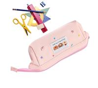 Qumiuu Lindo estuche para lápices estético - Bolsa de almacenamiento para lápices - Estuche de lápices para papelería Marcadores Pinceles de maquillaje Estudiantes Adolescentes Escuela Universo Viaje