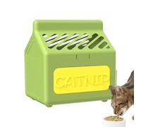 Qumiuu Macetero de hierba para gatos de habitación, hidropónica, maceta de hierba de gato, antiexcavación de leche, forma de brotes de hierba, cuencos desmontables, juego de hierba gatera y hierba