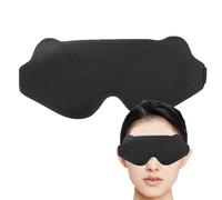 Qumiuu Mascarilla para ojos que bloquea la luz, Mascarilla para dormir que cubre los ojos | Cubierta de ojos ajustable para viajar,Máscara de ojos para dormir nocturna con bloqueo de luz para el