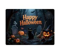Qumiuu Puzzle de Halloween - 130 piezas con calabaza y animales - Juego educativo promocional como decoración de vacaciones y juego de sociedad para familias