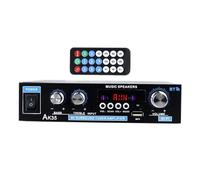 Qumiuu Receptor estéreo AK35, Hi-Fi, Multimodo, Reproductor de Karaoke Surround para radio, micrófono, TV, cine en casa, entretenimiento
