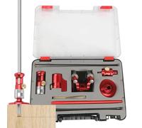 Qumiuu Regla para carpintería para marcar | Artesanía de madera multifuncional | Regla para marcas rectas y curvas en la carpintería | Para trabajos de renovación, construcción, construcción de