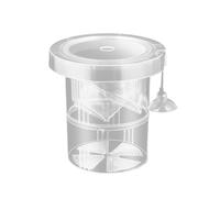 Qumiuu Separador de peces de bebé para acuario, incubadora para tanque de peces, caja de aislamiento de acuario, caja de aislamiento de acuario, reutilizable