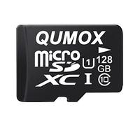 Qumox 128Gb Tarjeta Micro Sd de Memoria de Clase 10 Uhs-I, Velocidad de Escribir 30 Mb/S, Velocidad de Lectura Hasta 80 Mb/S