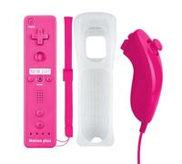 QUMOX 2in1 Remote MotionPlus Controller Mandos + Nunchuk para Wii