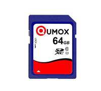 QUMOX 64GB 40MB/s SD XC 64GB Clase 10 UHS-I Tarjeta de Memoria Digital Segura