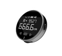 QUMOX Cinta métrica digital con ruedas, con pantalla LCD, recargable, para largas distancias, para diámetros planos y curvos