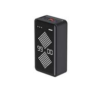 QUMOX F8 Temporizador de Reloj de Arena Digital - Temporizador Volteable con Pantalla LED, Cuenta Regresiva y Cronómetro, Silencioso, Magnético, Recargable, para Estudio, Cocina y Oficina (1-99 Minuto