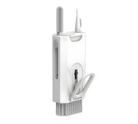 Qumox Kit de Limpieza Multifuncional 8 en 1 para Dispositivos electrónicos: Cepillo para Teclado, Limpiador de Pantallas, Limpiador de Auriculares y AirPods, diseño Compacto y portátil