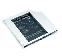 QUMOX Laptop 2nd HDD SSD DVD Bay Caddy Adapter for 2.5''/9.5mm Universal CD/DVD-ROM SATA TO SATA Hard Drive External Enclosure