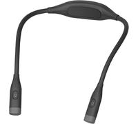 QUMOX Luz de Lectura de Cuello Recargable, Luz LED para Leer en la Cama, 3 Modos de Color y Atenuación Continua, Luz Flexible Manos Libres para Tejer, Manualidades, Camping y Reparaciones