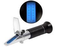 QUMOX Refractómetro para Brix 0-32% con ATC, ideal para savia, jugos de frutas, vino y cerveza artesanal