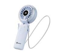 QUMOX Ventilador Portátil con Nebulizador | Combina flujo de aire refrescante con nebulización fina para una sensación agradable de frescor en días calurosos.
