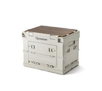 Qunature Caja de Almacenamiento Plegable con Tapa Cajas de Camping Almacenaje Organizadoras Accesorios de Camping al Aire Libre para Acampar, Jardín, Viajar, Familia 26L/30L/ 55L/ 60L