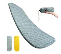 Qunature Colchoneta Inflable Aislante Valor 5R, 490g Ultraligera para Camping, Esterilla Portátil 8 cm de Grosor para Acampar, Senderismo, Mochilero, Colchón de Camping hasta -20 ℃