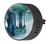 Quniao Ghosts Are Good Sometimes 2 piezas de ambientador de aromaterapia para coche, difusor de fragancia para coche, medallón difusor de ventilación para coche, oficina, cocina