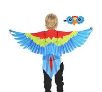 Quniwokid Disfraz De Pájaro Para Niños, Disfraces De Loros Niños, Disfraz De Alas De Pájaro Para Juego De Rol, Disfraces De Águila Con Alas De Pájaros, Para Niño, Niña, Niño, Hijo, Amigo