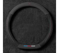 QUNNO Funda Volante Coche, para BMW Série 1 Series 1er Serie 1 E81 E82 E87 E88 F20 F21 F40 F52 116i M135i Antideslizante Transpirable Interior Decoración Accesorios,Style A - Shape D