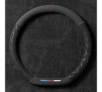 QUNNO Funda Volante Coche, para BMW Série 1 Series 1er Serie 1 E81 E82 E87 E88 F20 F21 F40 F52 116i M135i Antideslizante Transpirable Interior Decoración Accesorios,Style B - Shape D