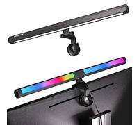 Quntis Lampara Led Monitor RGB, 40CM USB Luz de Monitor PC con 15 RGB Modos, 3 Brillo y 3 Temperatura de Color, Protección Ocular Monitor Light Bar