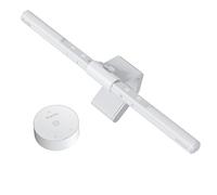 Quntis Lámpara Monitor con Control Remoto 40cm Blanco, Doble Control Barra de Luz de Monitor Curvo con Atenuación Automática, Luz Ordenador para el Cuidado de Los Ojos