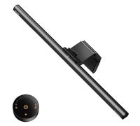 Quntis Luz de Monitor Curvo con Control Remoto, 42.5cm Lampara Monitor con Atenuación Automática y Función de Memoria, Protección Ocular Light Bar para Monitors Normales, Irregulares y Curvas