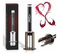 Quntis Sacacorchos Vino Profesional, Abrebotellas Vino Abrebotellas de Presión de Aire Abridor de Vino Inoxidable, Con funda protectora de Botella Regalo Mujer Hombre para Fiesta Cumpleaños