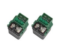QUNWETX Solenoide de relé de Arranque Compatible con Cbr125 RR 2004 para Vtr250 para Mc33 1997-2008 para Ch250 para Elite 1989-1990 Pieza De Motocicleta Interruptor De Llave De Encendido(2pcs)