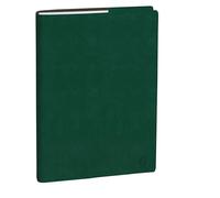 Quo Vadis 003720Q Agenda Rigiro idioma italiano, año 2026, color verde inglés, formato 9 x 12,5 cm, semanal, 13 meses, diciembre-diciembre, papel blanco, agenda telefónica extraíble, cubierta