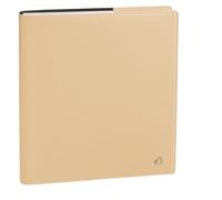 Quo Vadis 0141047Q Agenda ejecutiva idioma italiano, año 2025, color beige, formato 16 x 16 cm, semanal, 13 meses, diciembre-diciembre, papel blanco con libreta de direcciones y tapa extraíble de