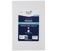 Quo Vadis 015005Q - Recambio de Agenda 13 meses MINISTRE 2026, Semana Vista A5+ - 16x24cm Catalán, Blanco