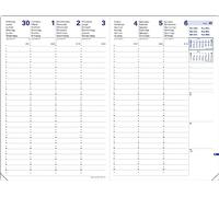 Quo Vadis 027048Q - Recambio de Agenda 13 meses H24/24 2027 Multilingüe Semana Vista A5+ - 16x24cm, Blanco