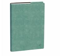 Quo Vadis 048375Q - Agenda Trinote, idioma italiano, año 2026, color verde agua, formato A4, 18 x 24 cm, semanal, 13 meses, diciembre-diciembre, papel blanco, libreta de direcciones y tapa extraíble