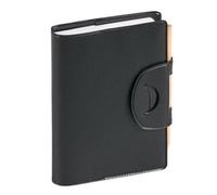 Quo Vadis - 1 Agenda diaria de astillero MAOR - Manta negra - Enero de 2026 a diciembre de 2026 - Formato 8,5 x 13 cm - 6 idiomas